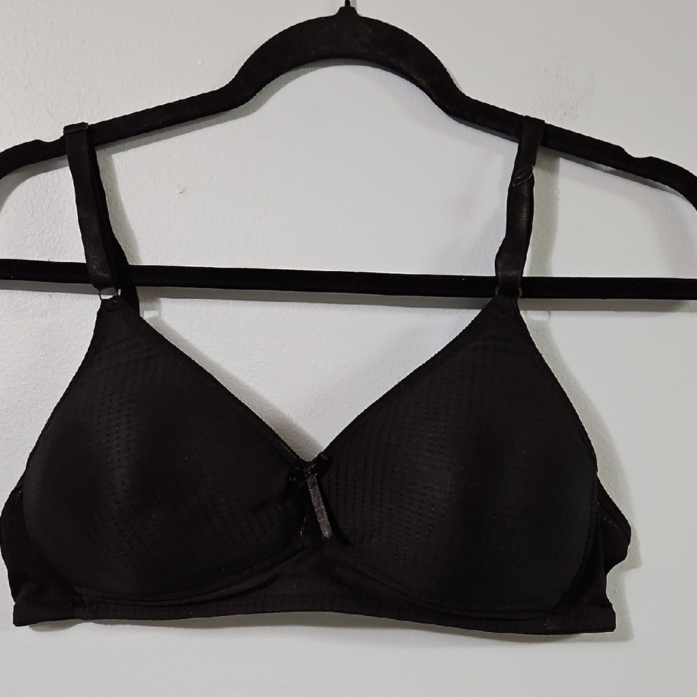 Paris Pink Classic Black Women's Bra Size 38C